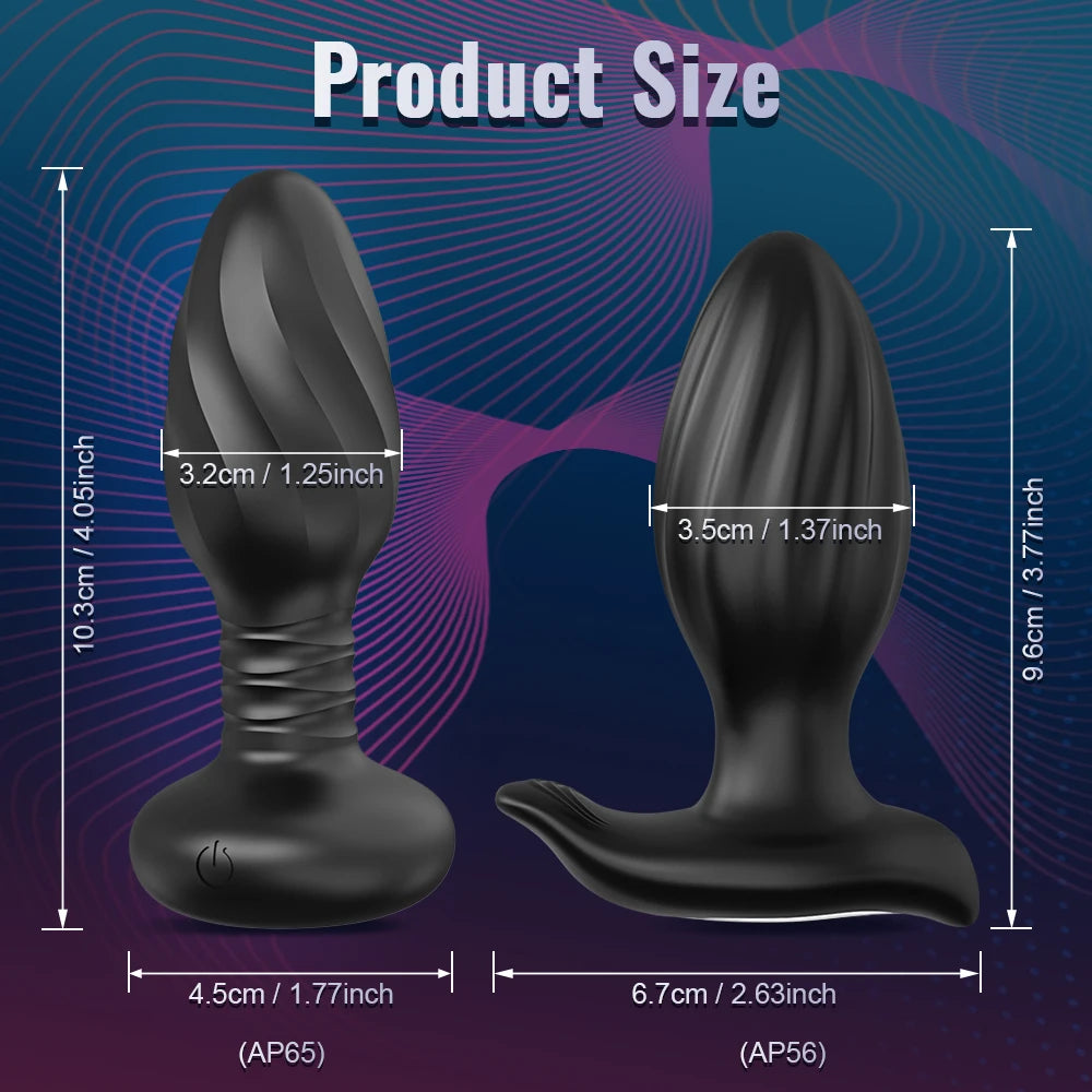 Phone-App Controlled Rotating Butt Plug