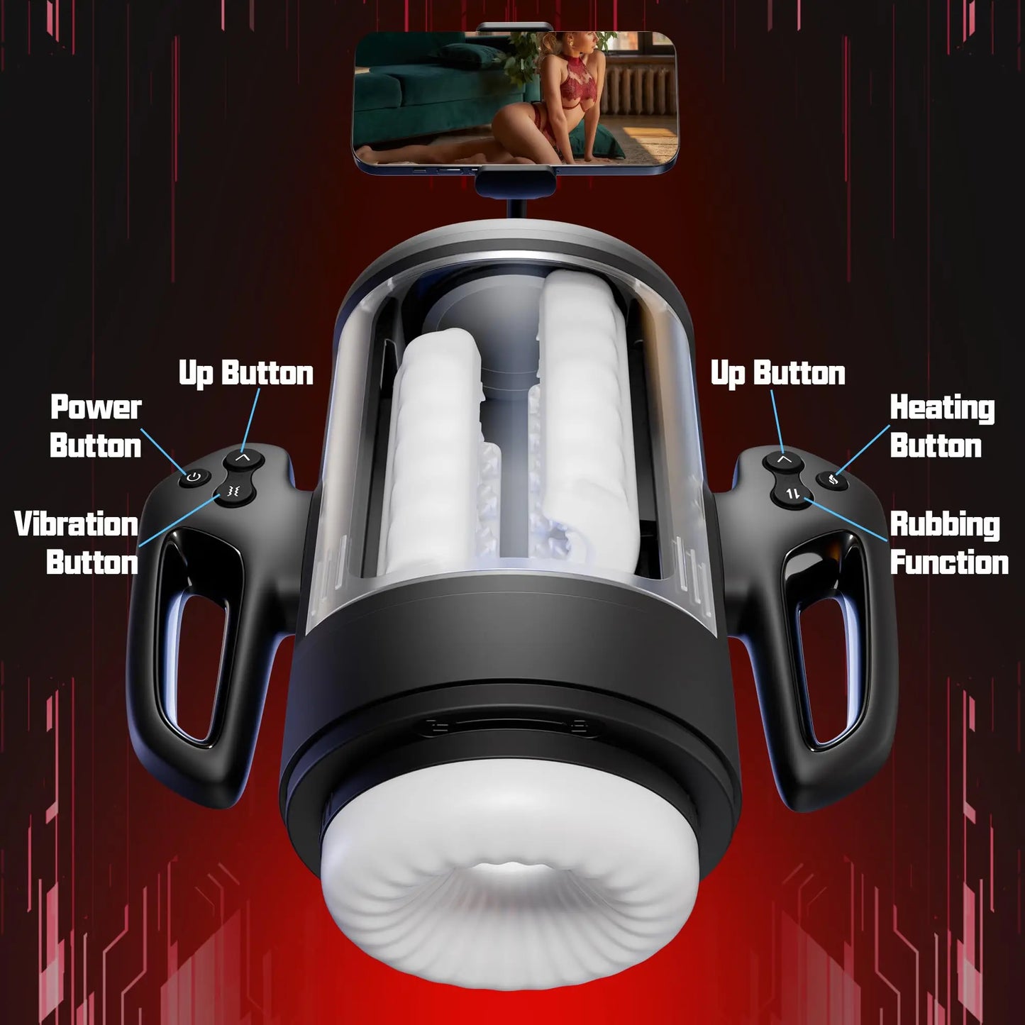 Rotate, Vibrate, Suck and Heat Blowjob and Handjob Simulator Ultimate Pleasure Edition