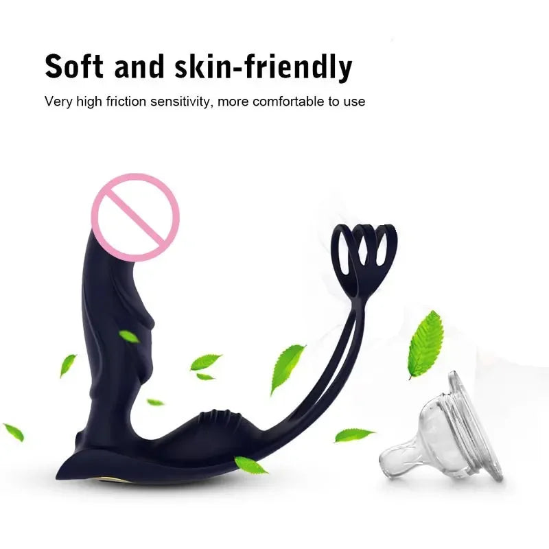 Wearable Insertion Butt Plug With Remote Controlled Vibrational Modes