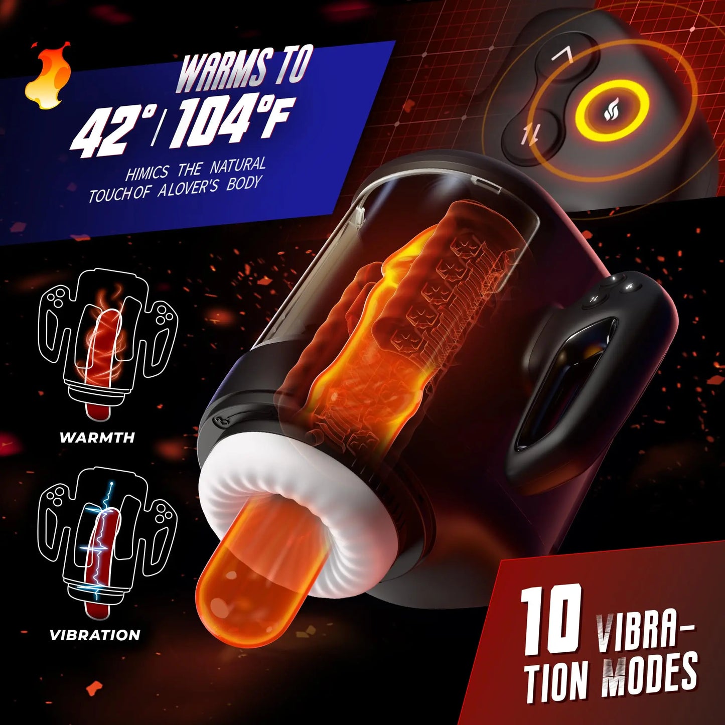 Rotate, Vibrate, Suck and Heat Blowjob and Handjob Simulator Ultimate Pleasure Edition