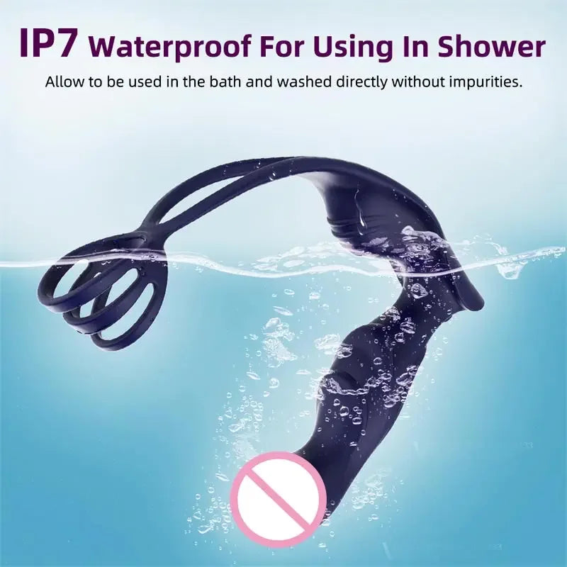 Wearable Insertion Butt Plug With Remote Controlled Vibrational Modes