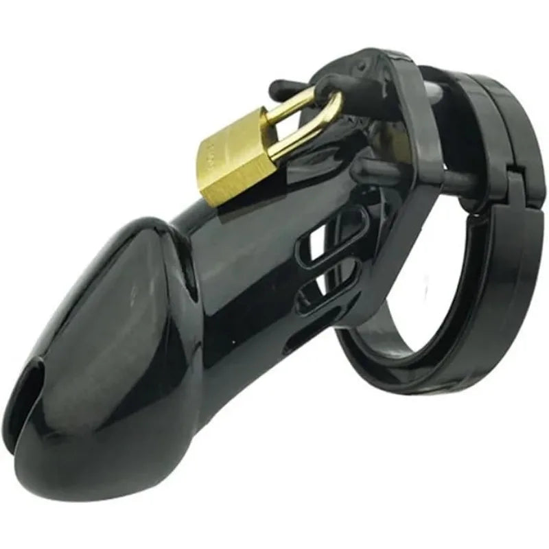 Plastic Chastity Cage with Penis Ring (All Sizes)