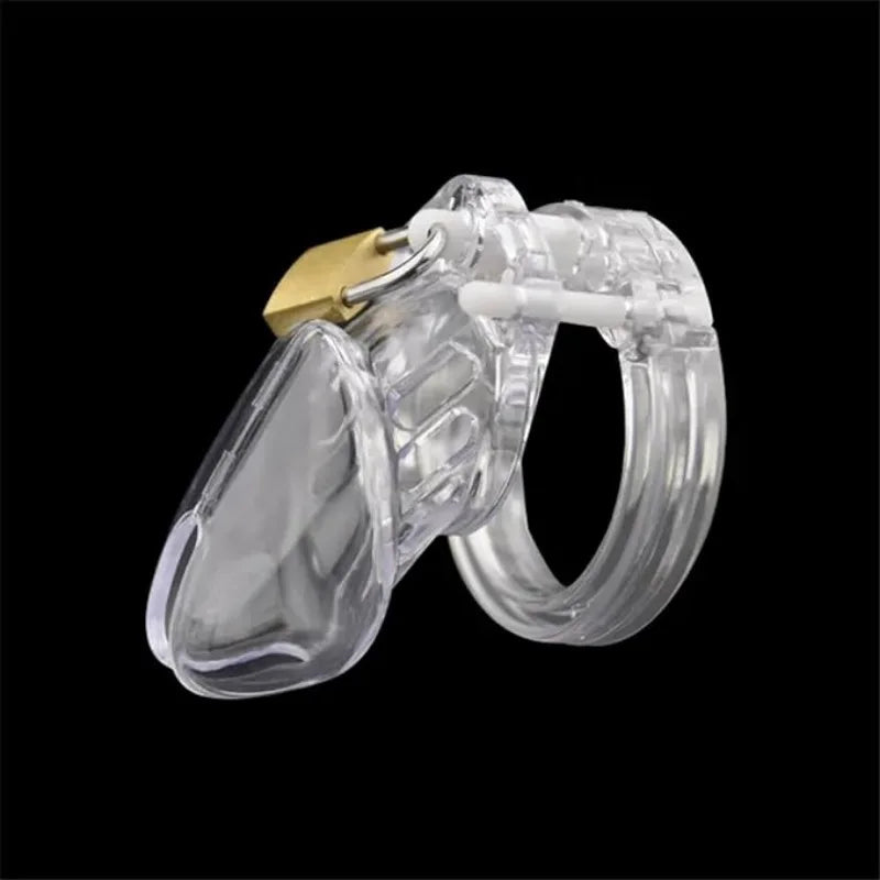 Plastic Chastity Cage with Penis Ring (All Sizes)