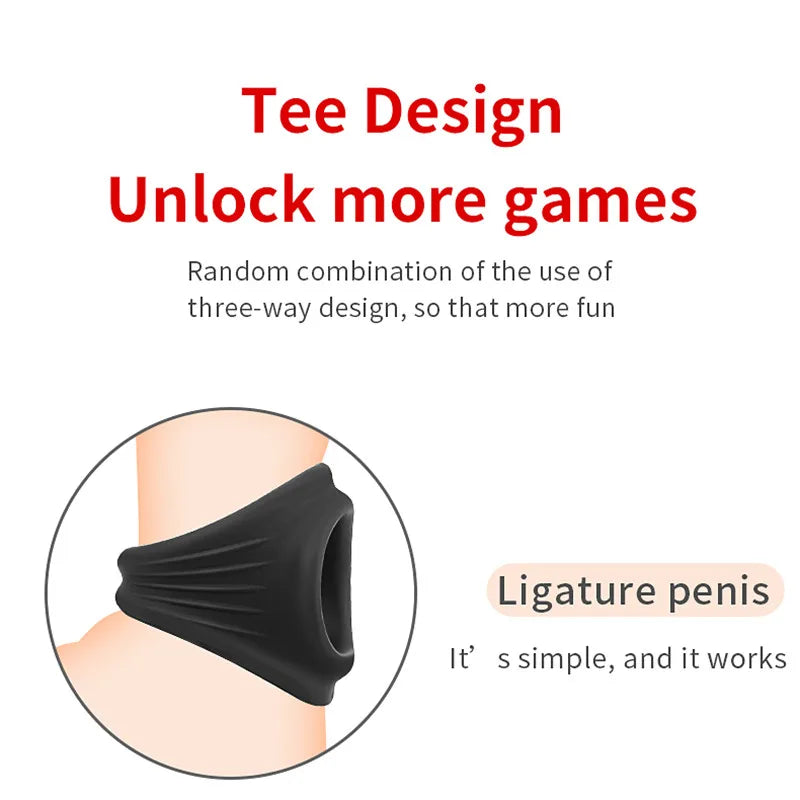 Pleasure Maximising Cock Ring for Delayed and Sustained Ejaculations
