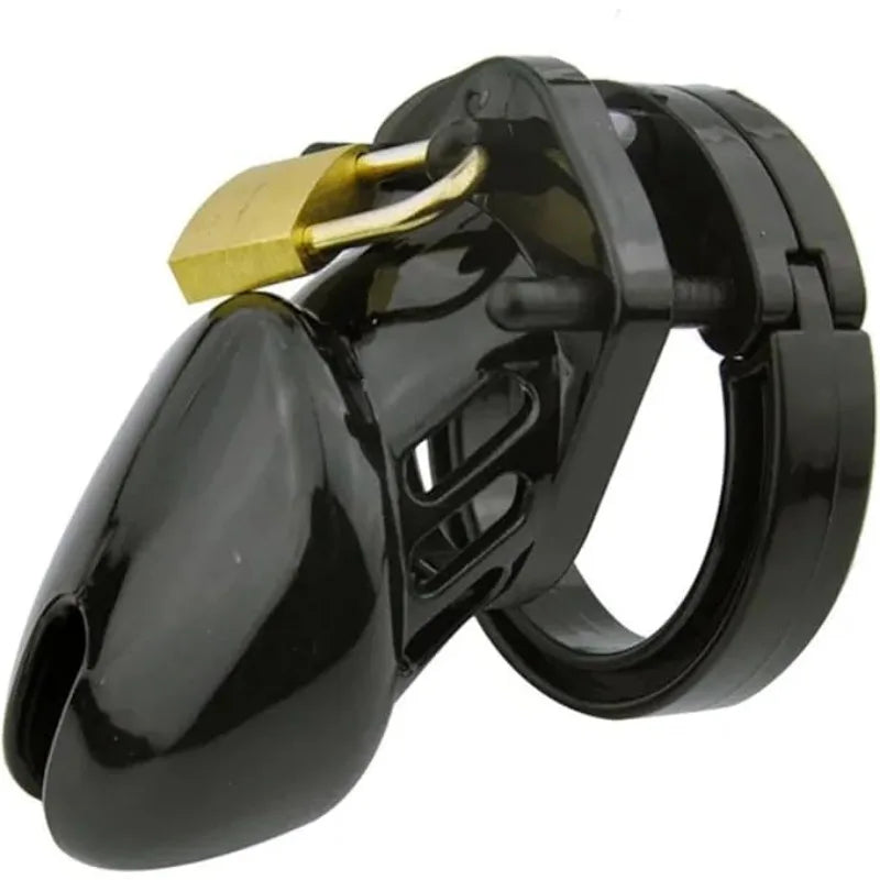 Plastic Chastity Cage with Penis Ring (All Sizes)