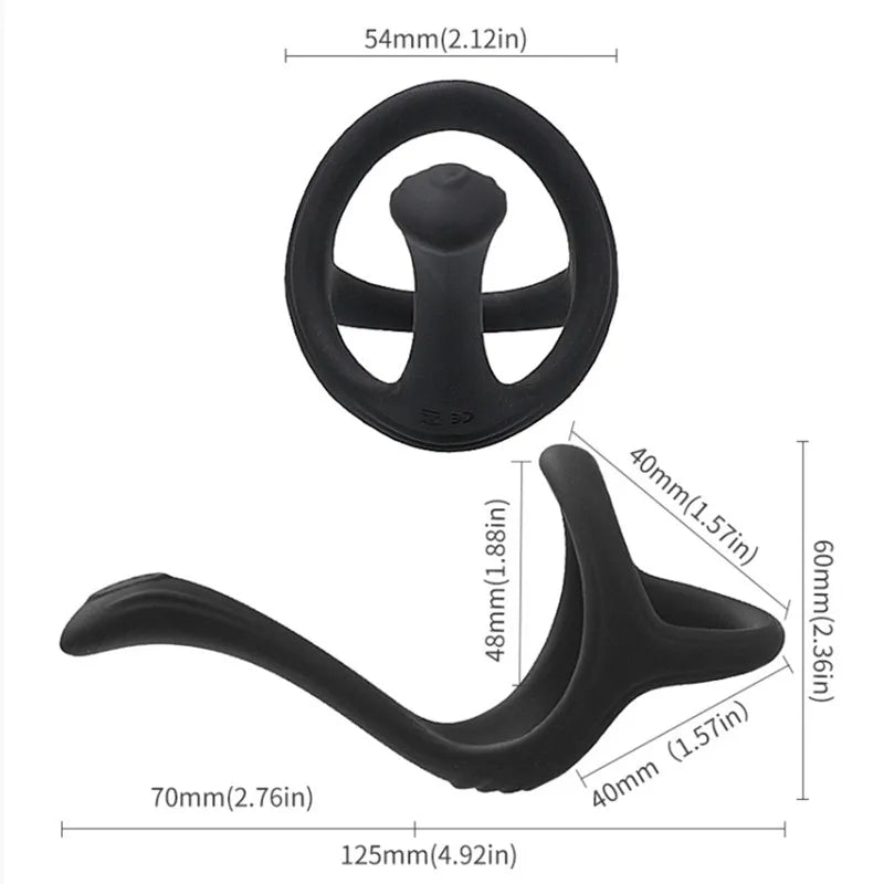 Pleasure Maximising Cock Ring for Delayed and Sustained Ejaculations