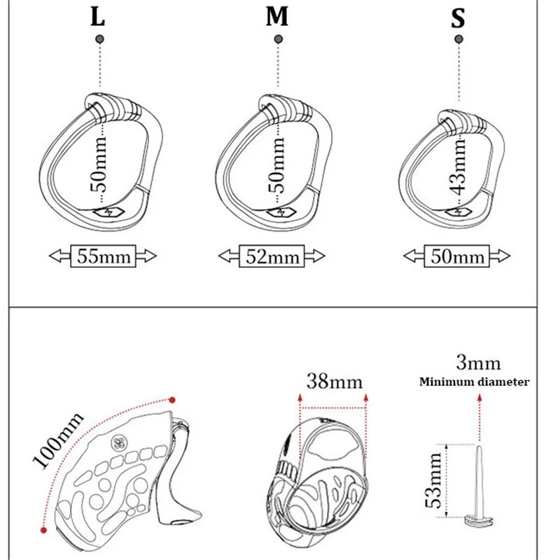 Wireless Remote Control and Punish Chastity Cage for Remote Couple Play